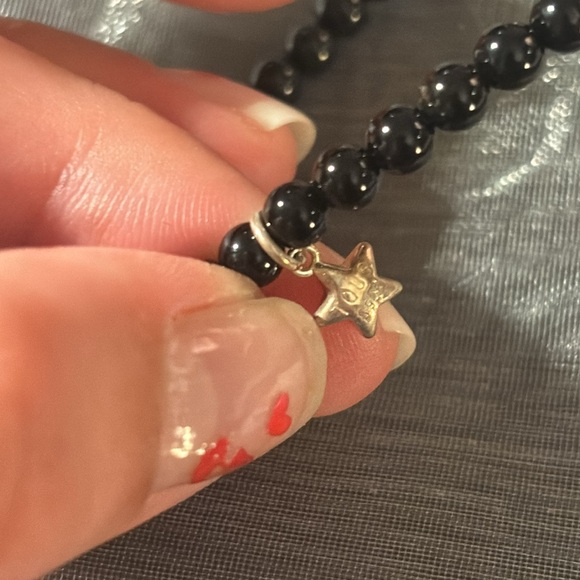 🌚 {PRICE FIRM} TOUS Magic Nature Bracelet ~ Onyx & Pearl - Picture 5 of 5